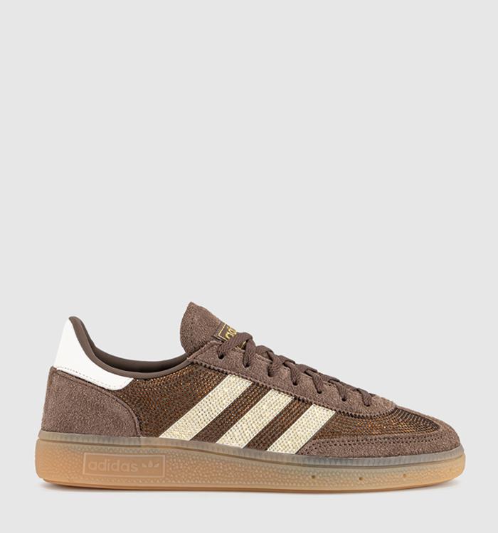adidas Handball Spezial Trainers Earth Strata Off White Gold Metallic