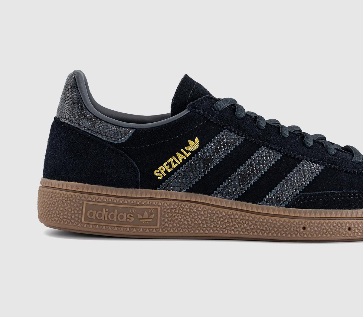 adidasHandball Spezial TrainersBlack Black Carbon Snake Print