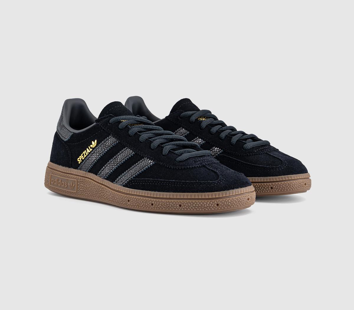 adidasHandball Spezial TrainersBlack Black Carbon Snake Print
