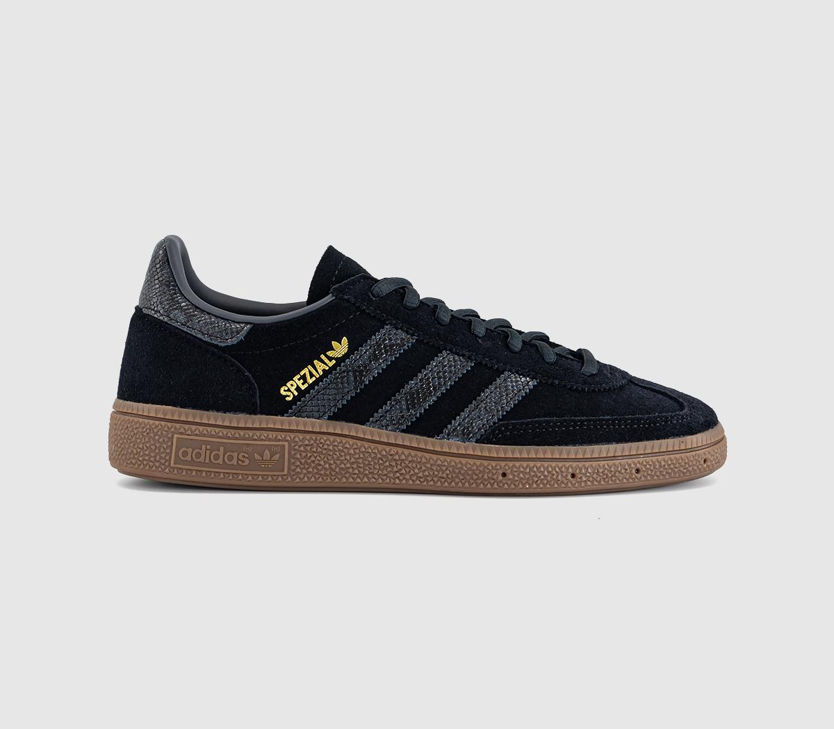 Adidas Handball Spezial Trainers Carbon Snake Print Black in Women's Size 5.5, Offspring