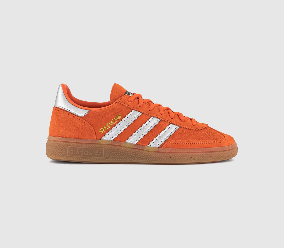 adidasHandball Spezial TrainersOrange Silver Metalic Carbon