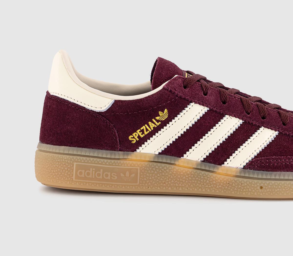 adidasHandball Spezial Trainers adidasHandball Spezial TrainersMaroon Cream White Gold Metallic