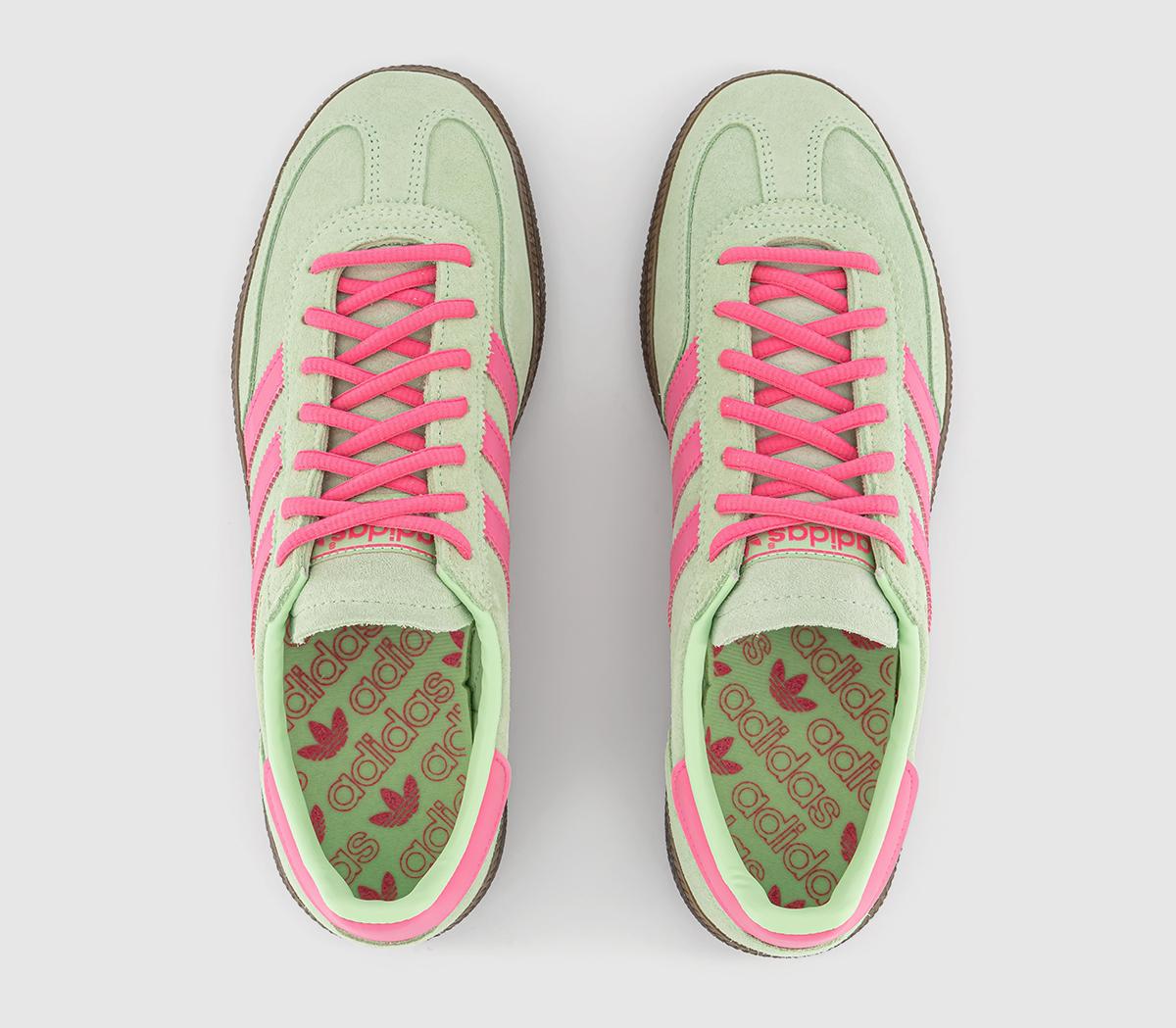 adidasHandball Spezial Trainers adidasHandball Spezial TrainersSemi Green Lucid Pink Gum
