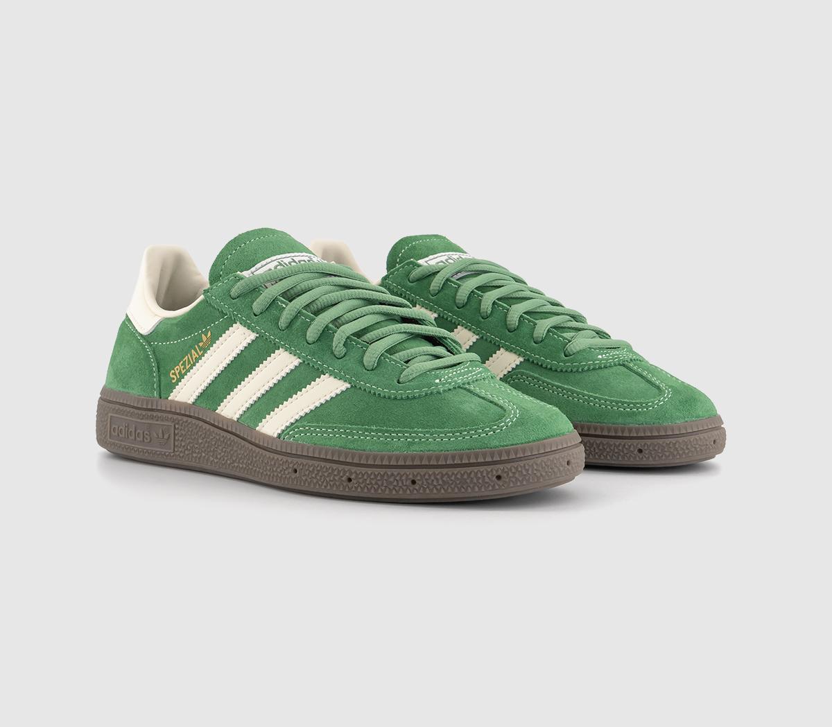 adidas Handball Spezial Trainers Preloved Green Cream White Crystal ...