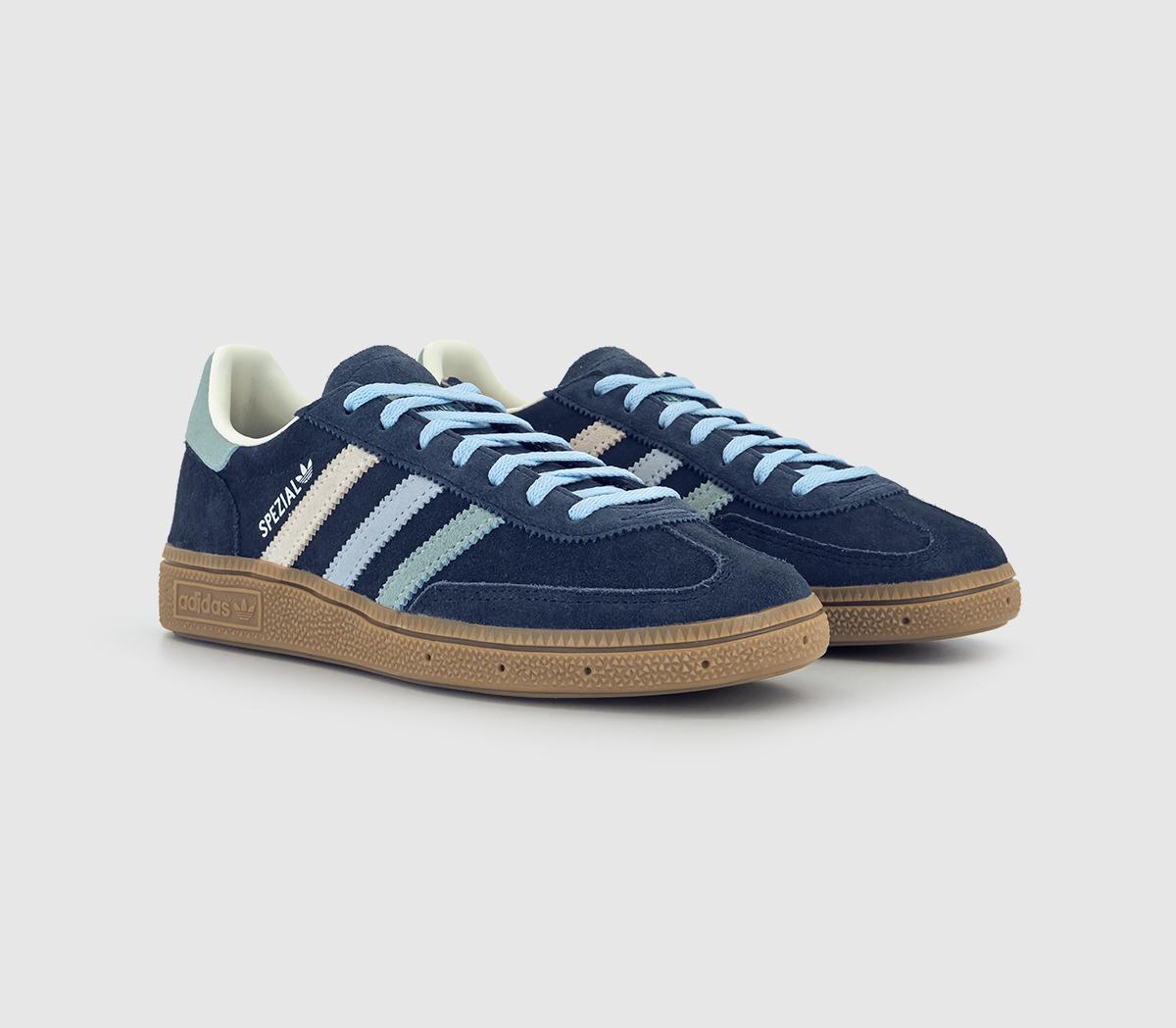 adidas Handball Spezial Trainers Night Indigo Hazy Green Clear Sky ...