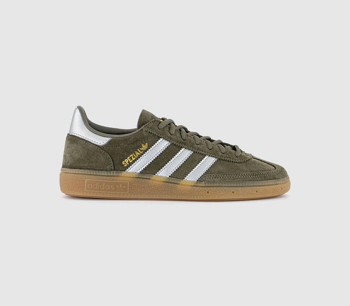 adidasHandball Spezial TrainersOlive Strata Silver Metalic Super Yellow