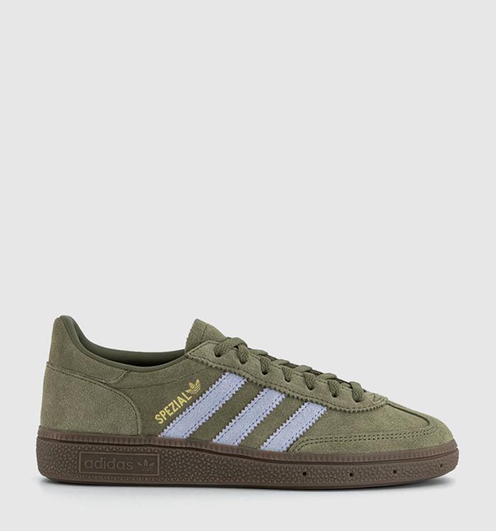 adidas Handball Spezial Trainers Focus Olive Violet Tone Gum