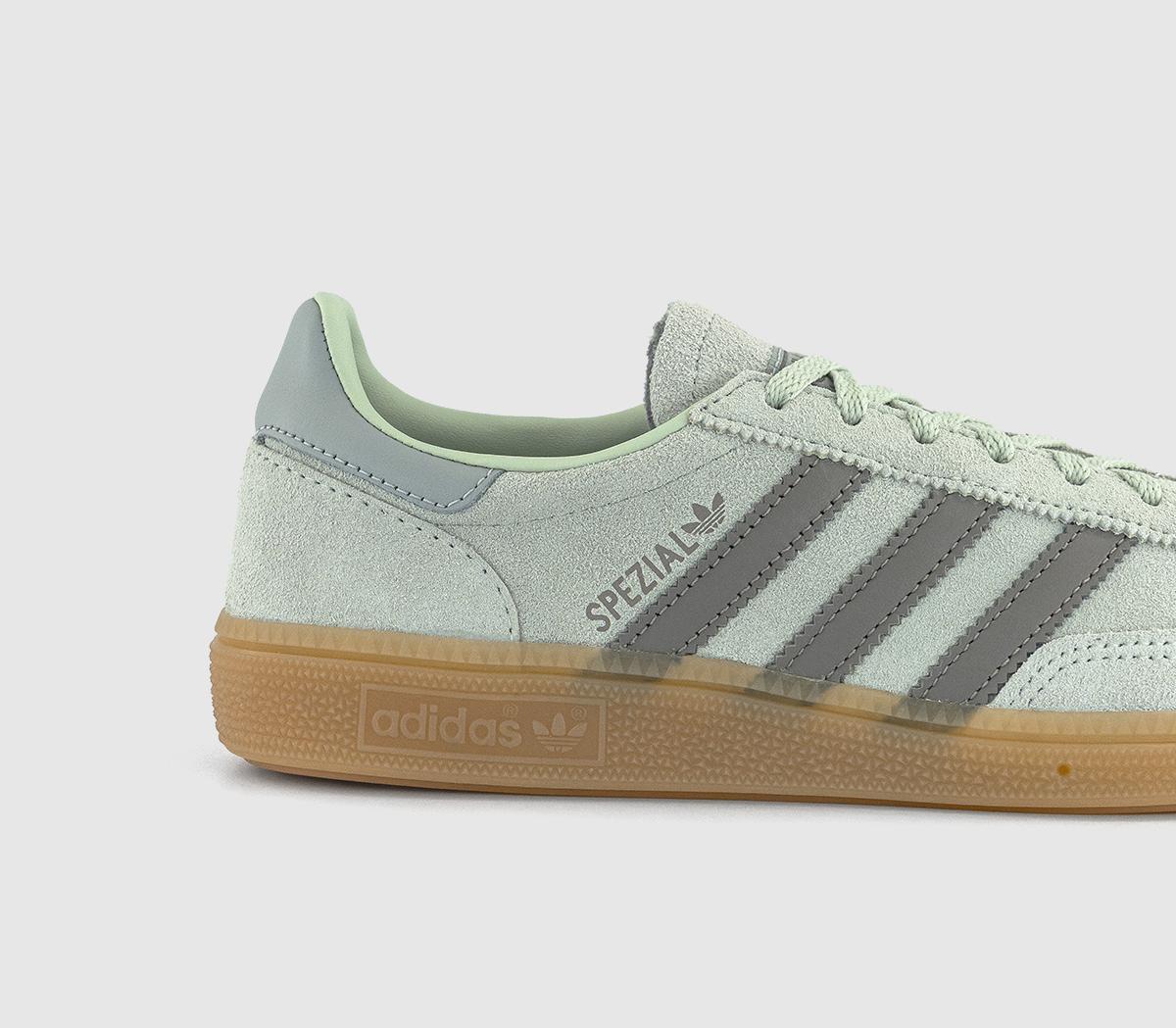 adidasHandball Spezial Trainers adidasHandball Spezial TrainersLinen Green Silver Pebble Wonder Silver