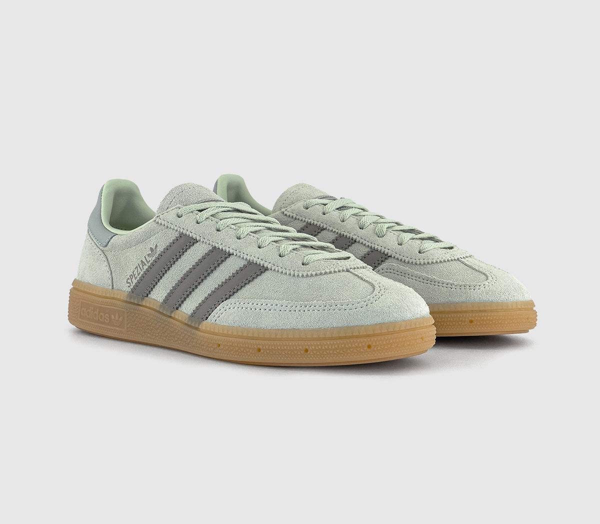 adidasHandball Spezial Trainers adidasHandball Spezial TrainersLinen Green Silver Pebble Wonder Silver
