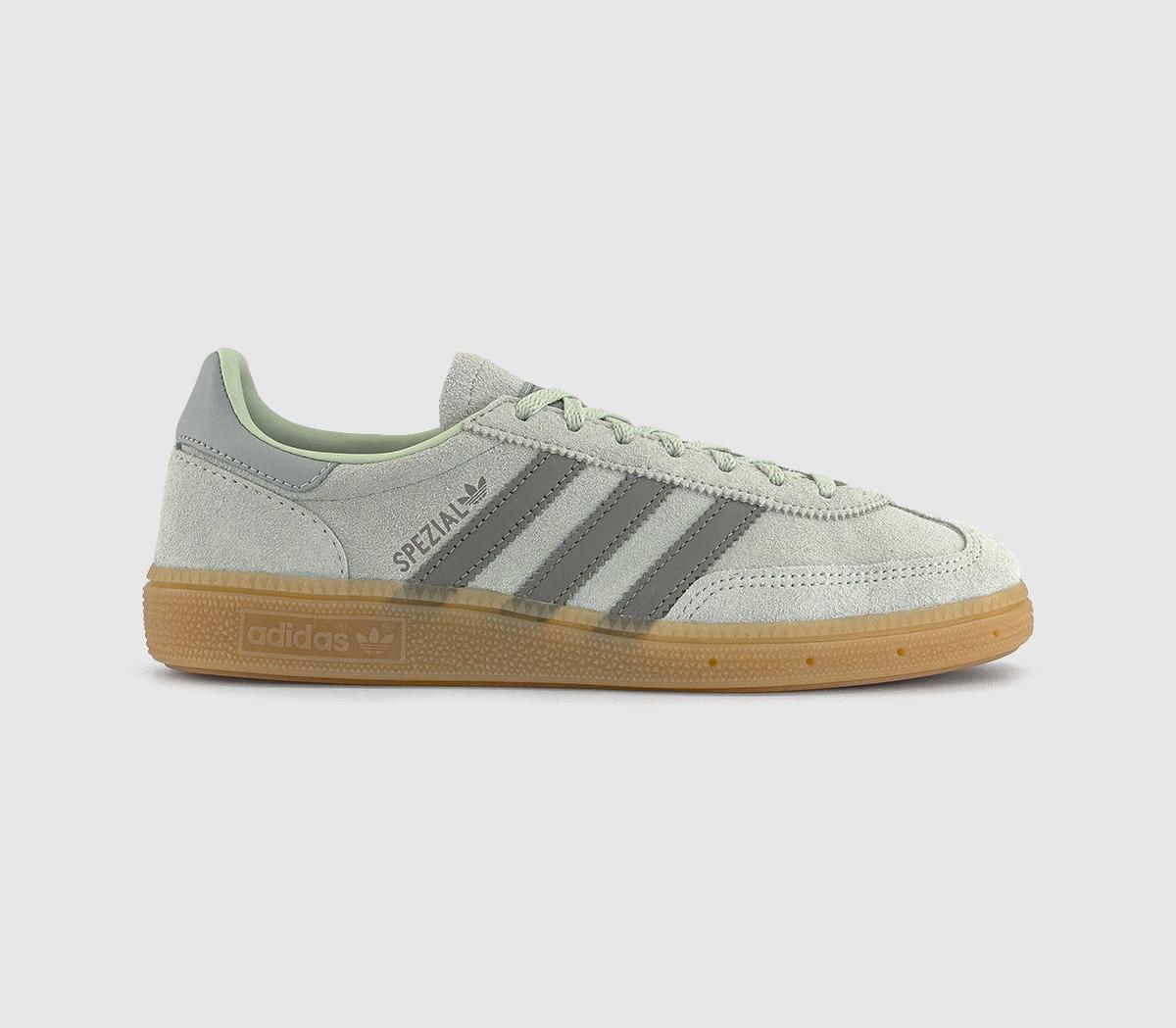 adidasHandball Spezial Trainers adidasHandball Spezial TrainersLinen Green Silver Pebble Wonder Silver