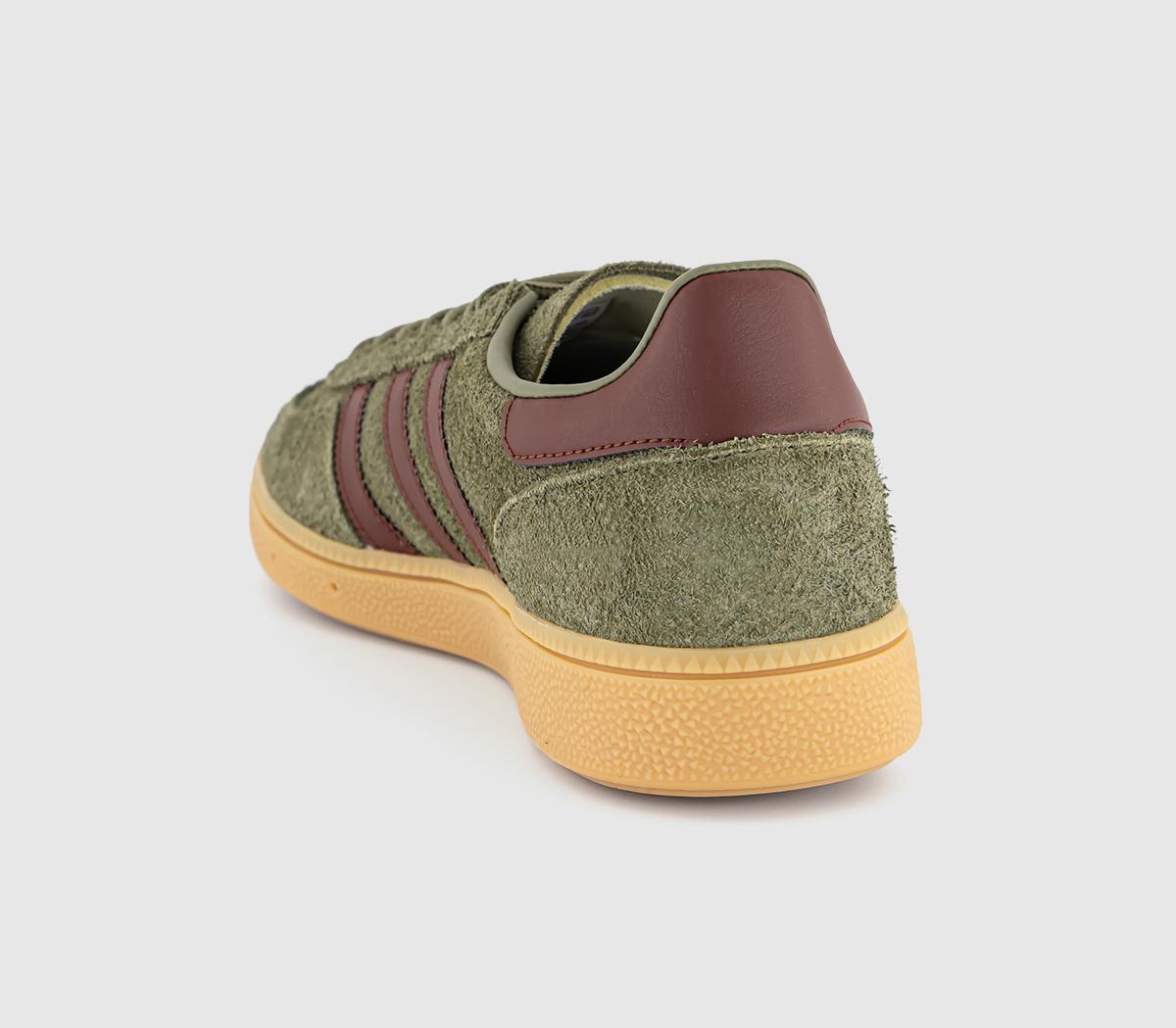 adidasHandball Spezial TrainersFocus Olive Fox Brown Gum