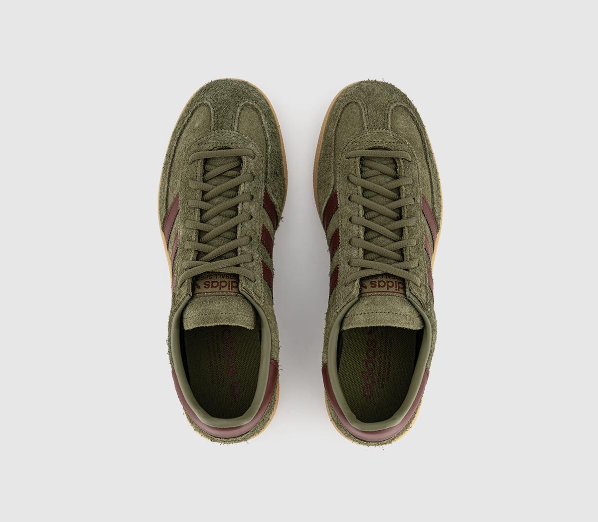 adidasHandball Spezial TrainersFocus Olive Fox Brown Gum