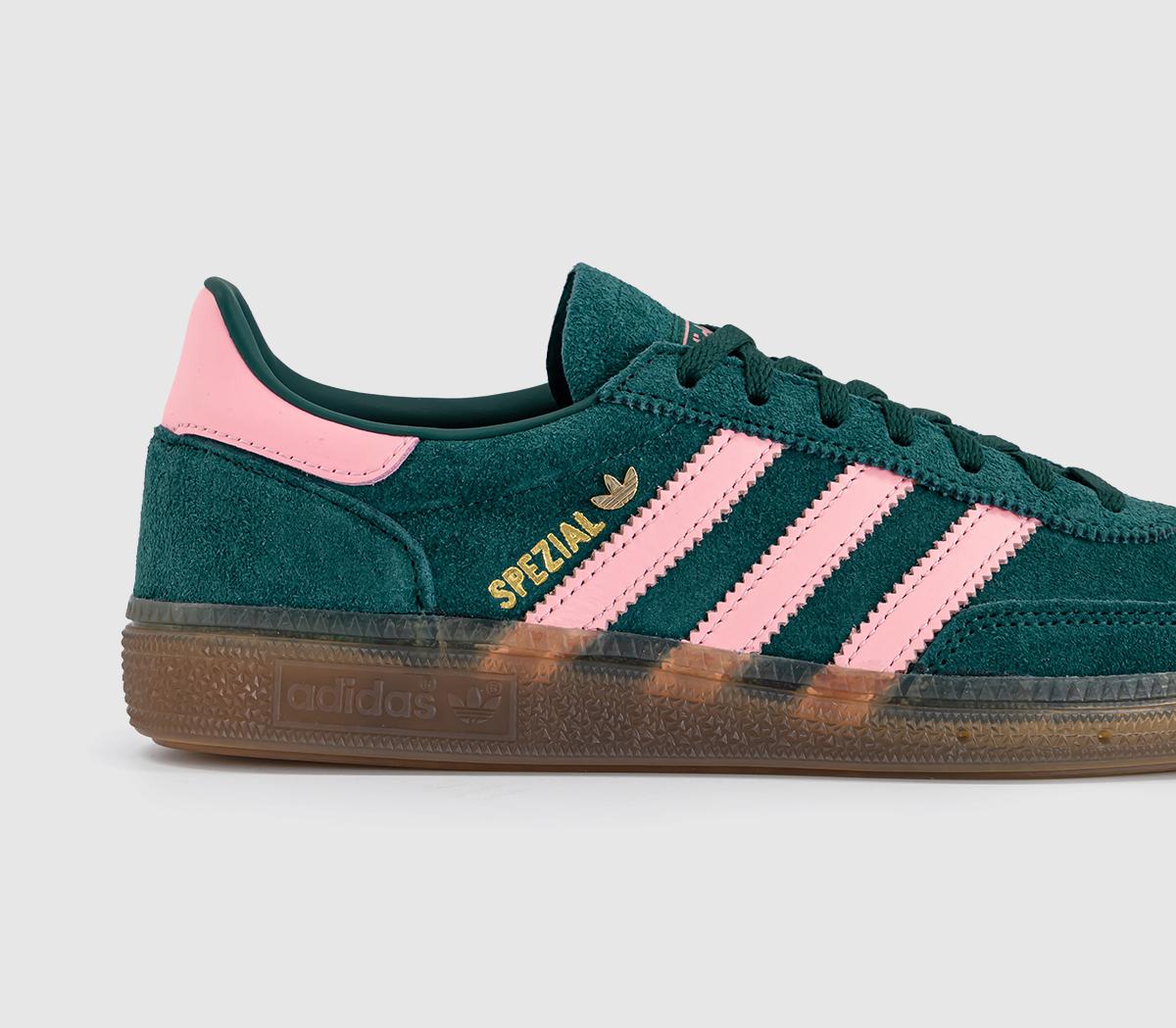 adidasHandball Spezial TrainersCollegiate Green Pink Spark Gold Metallic