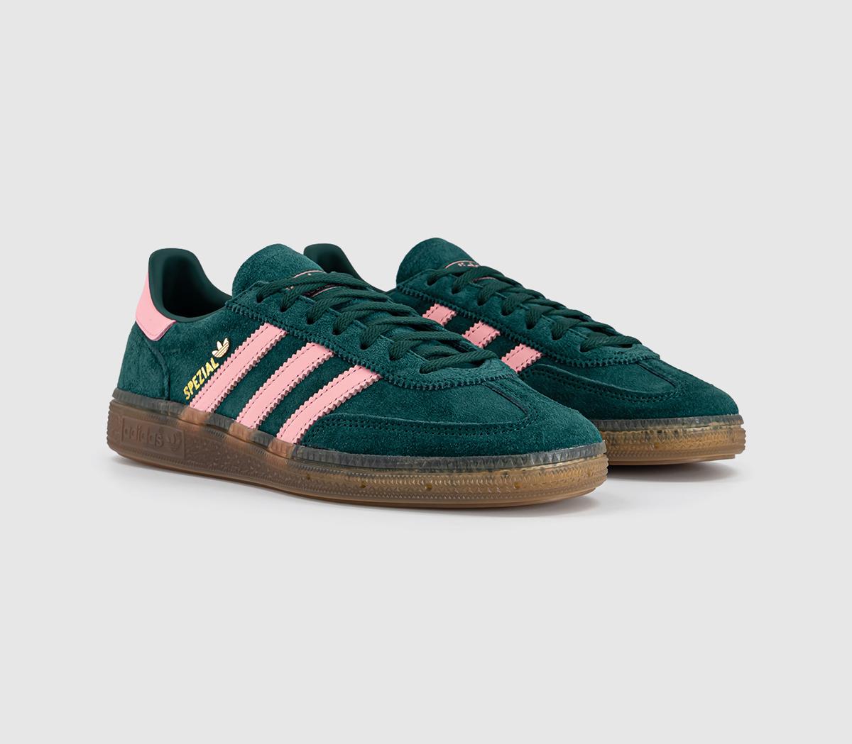 adidasHandball Spezial TrainersCollegiate Green Pink Spark Gold Metallic