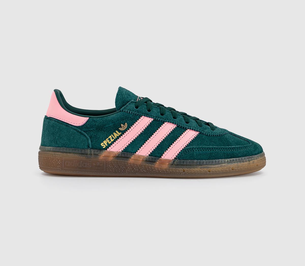 adidasHandball Spezial TrainersCollegiate Green Pink Spark Gold Metallic