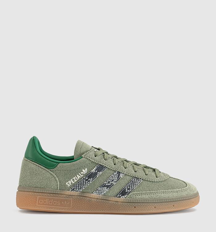 adidas Handball Spezial Trainers Snake Tent Green Linen Green Blanch Green