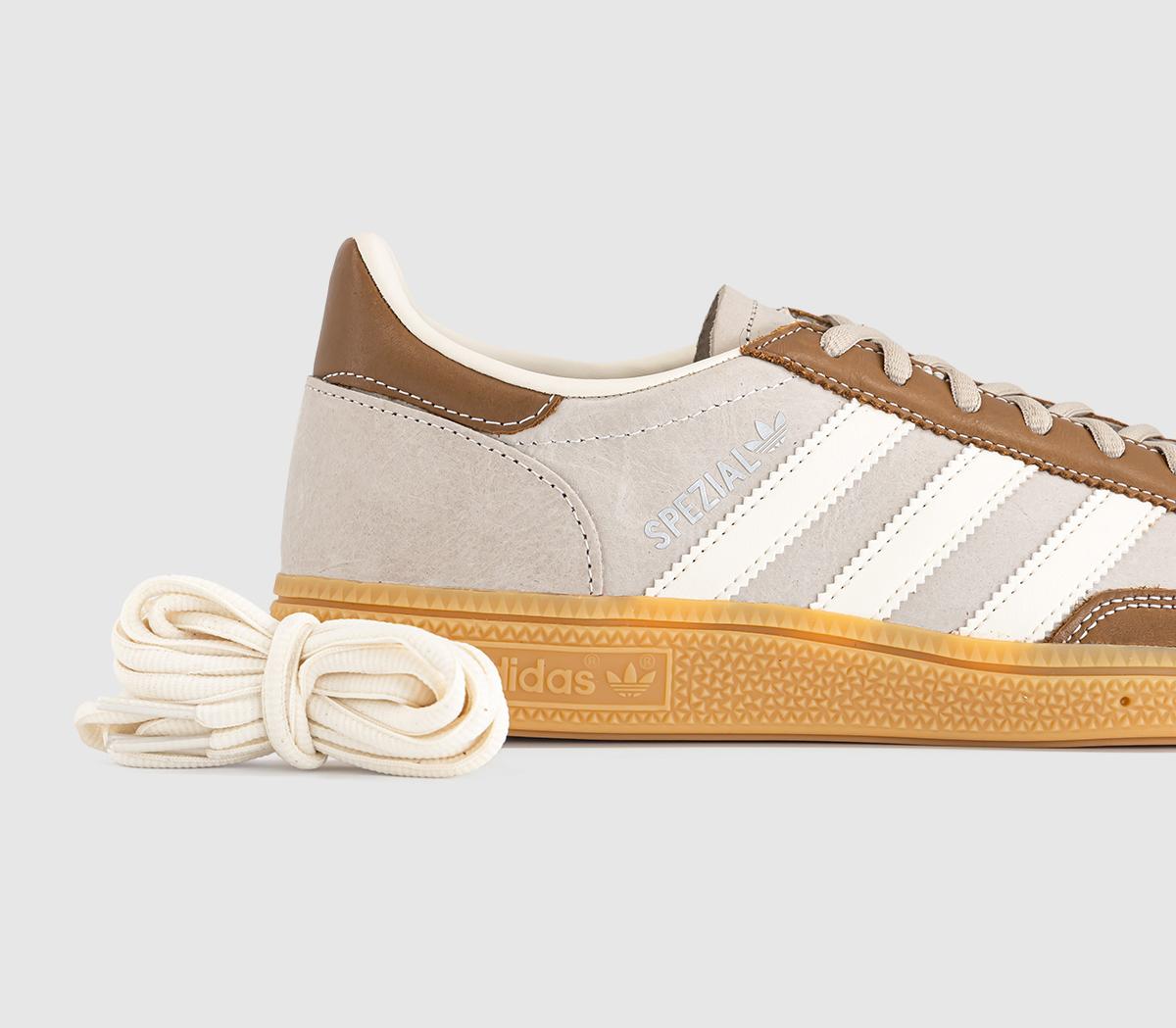 adidasHandball Spezial TrainersKhaki Cream White Brown Desert