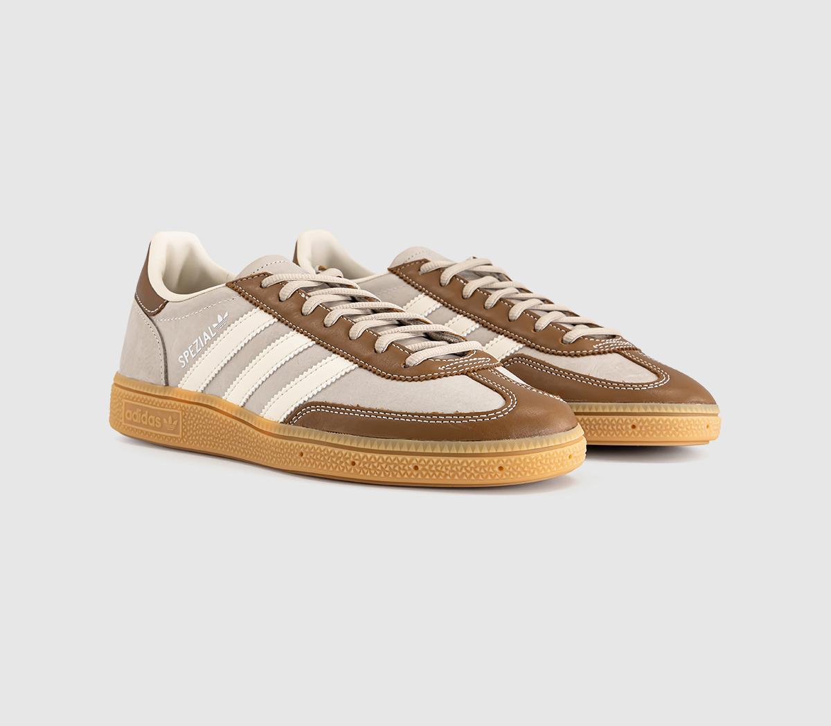 adidasHandball Spezial TrainersKhaki Cream White Brown Desert