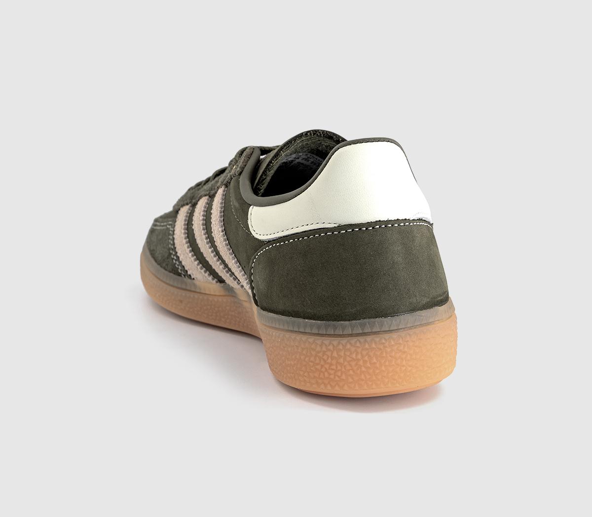 adidasHandball Spezial TrainersOlive Stata Satin Stitch White Gum