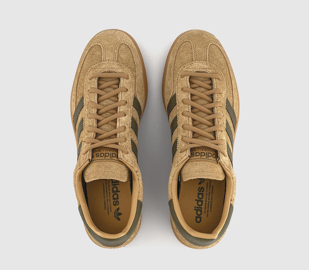 adidasHandball Spezial TrainersGolden Beige Focus Olive Gum