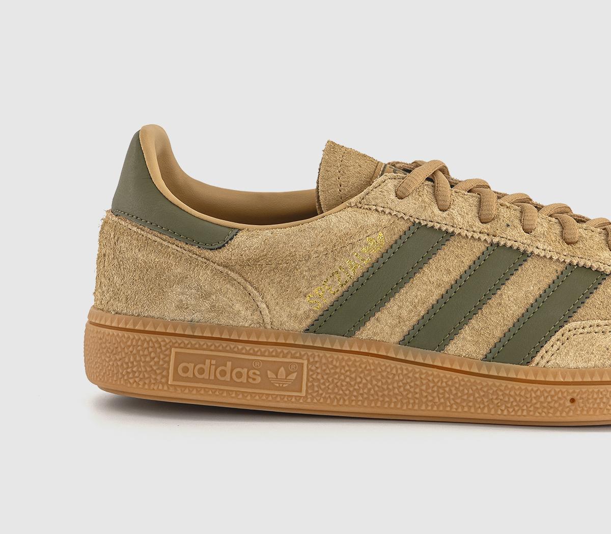 adidasHandball Spezial TrainersGolden Beige Focus Olive Gum