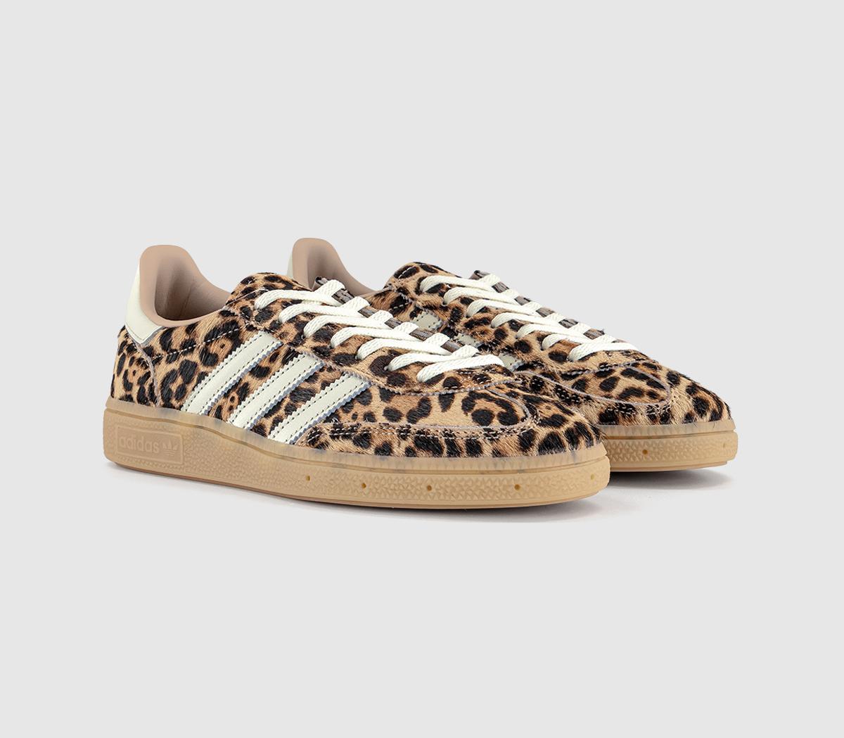adidasHandball Spezial TrainersLeopard Magic Beige Ivory Aurora Ivy