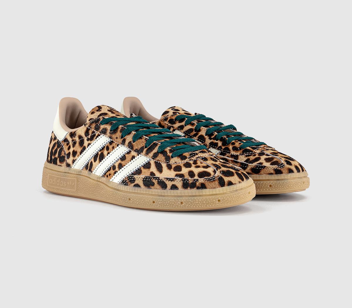 adidasHandball Spezial TrainersLeopard Magic Beige Ivory Aurora Ivy