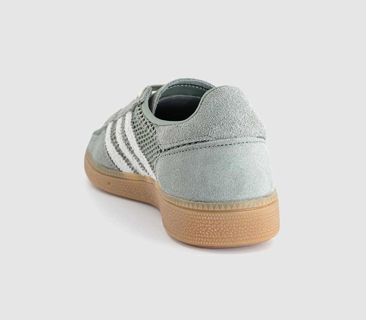 adidas Handball Spezial Trainers Silver Green Linen Green Gum