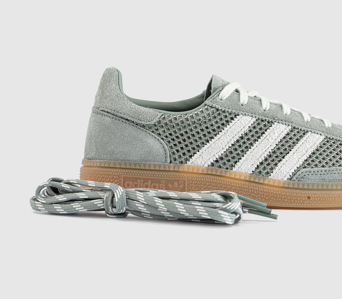 adidasHandball Spezial TrainersSilver Green Linen Green Gum