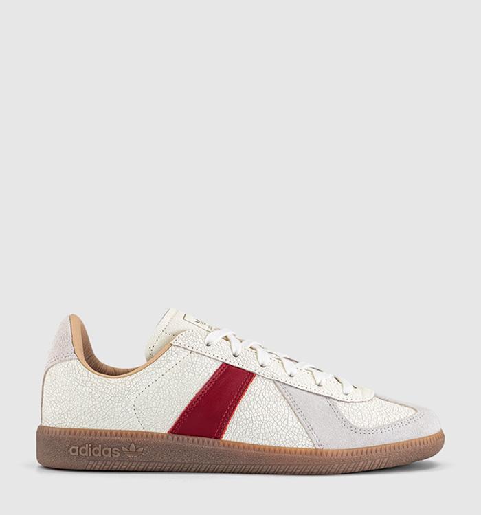adidas BW Army Trainers Core White Team Victory Red Gum