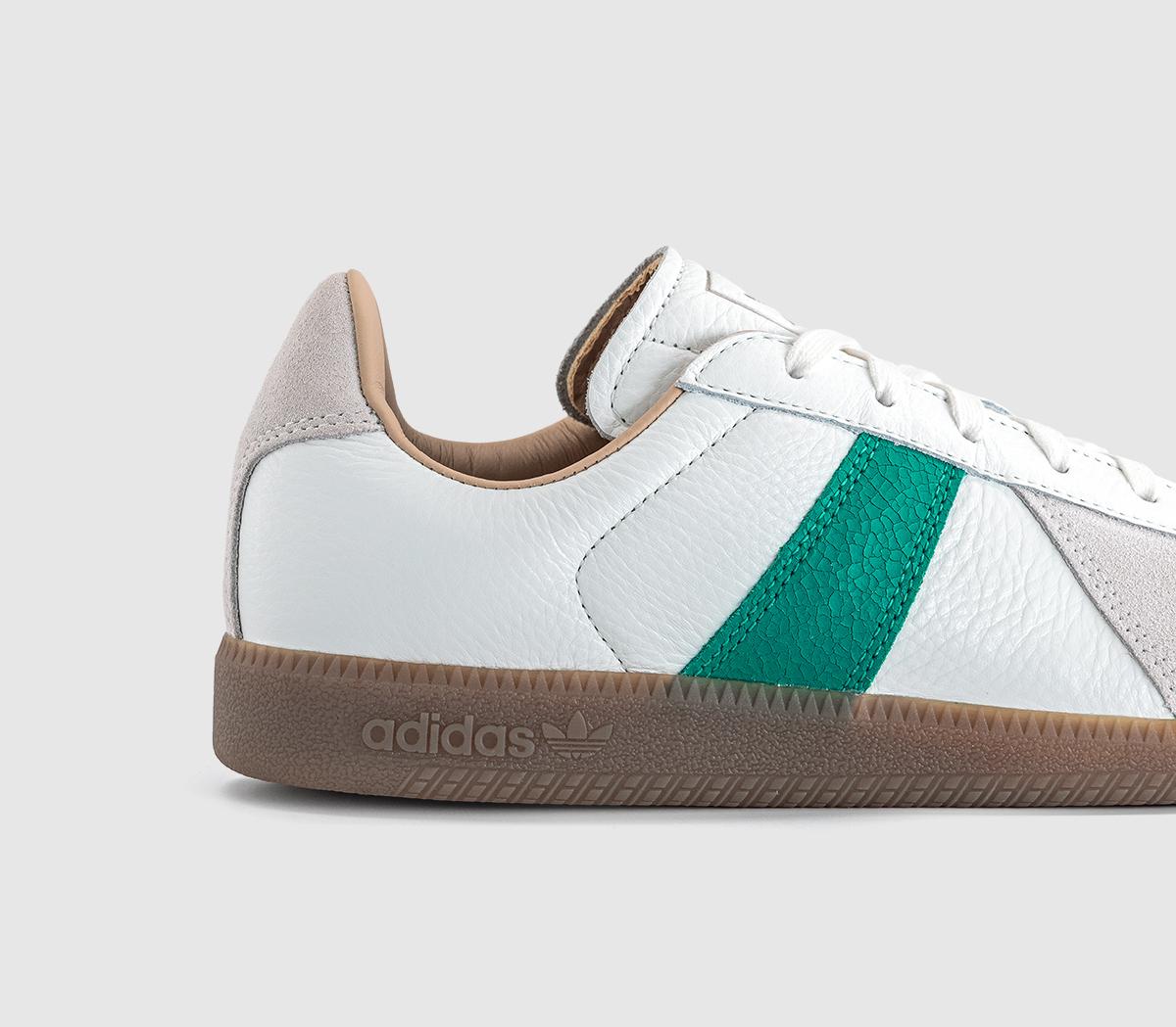 adidasBW Army TrainersWhite Power Green Off White