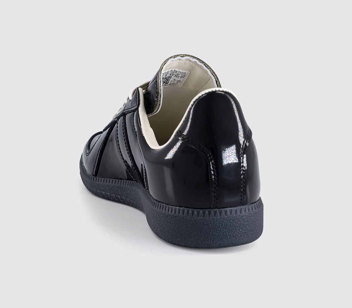 adidasBW Army TrainersPatent Leather Core Black