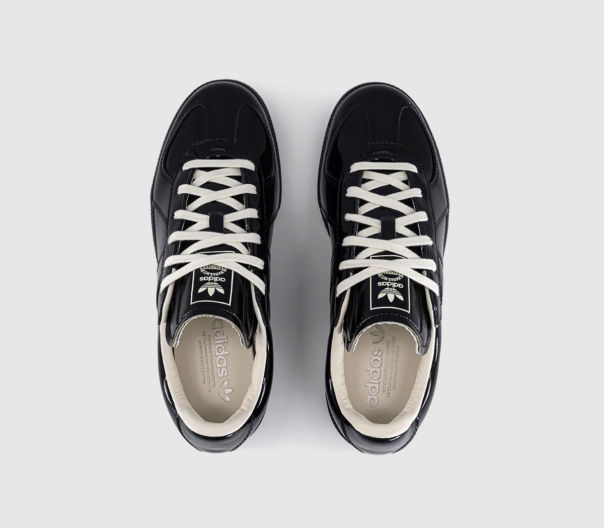 adidas BW Army Trainers Patent Leather Core Black - Men's Trainers