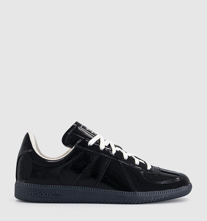 adidas BW Army Trainers Patent Leather Core Black