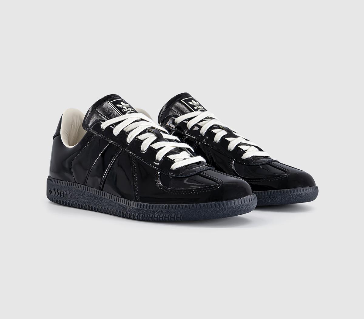adidas BW Army Trainers Patent Leather Core Black - Men's Trainers