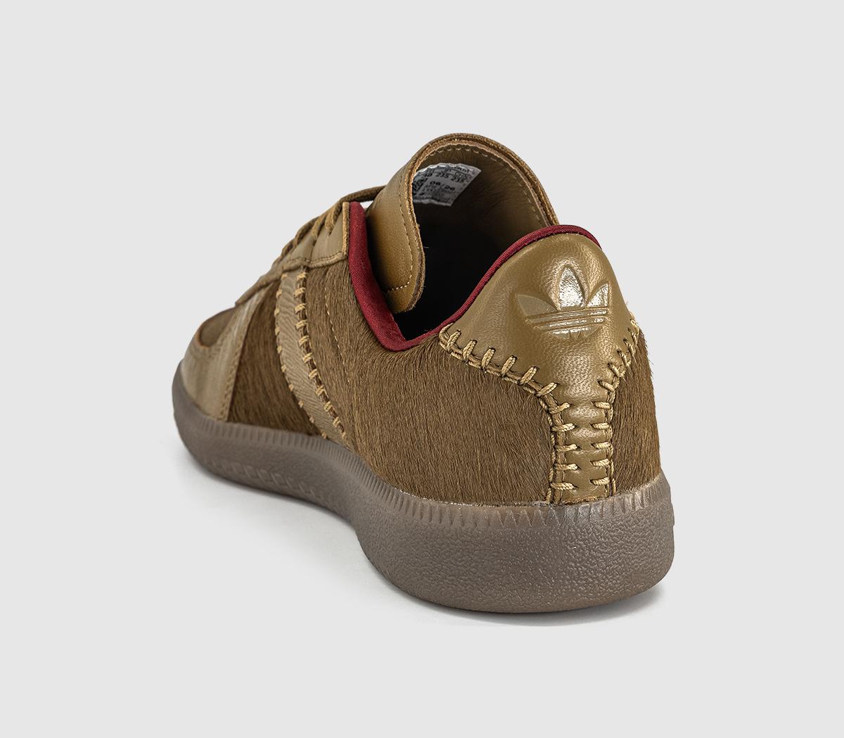adidasBw Army TrainersWb Khaki Pony Noble Maroon Gold Metallic