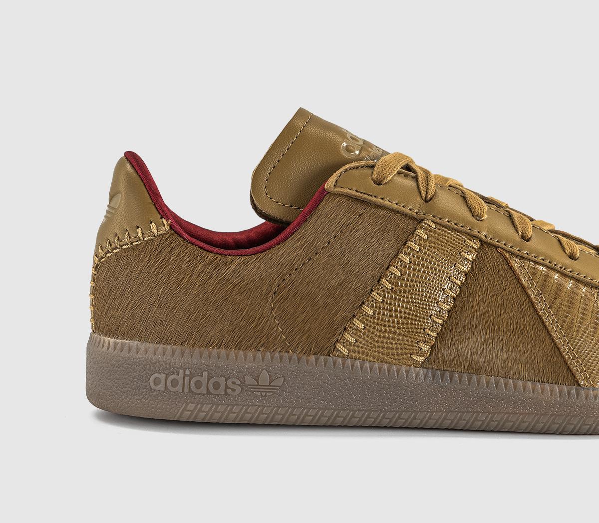 adidasBw Army TrainersWb Khaki Pony Noble Maroon Gold Metallic