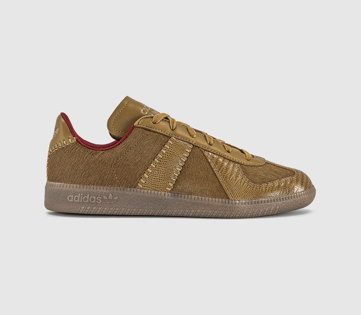 adidasBw Army TrainersWb Khaki Pony Noble Maroon Gold Metallic