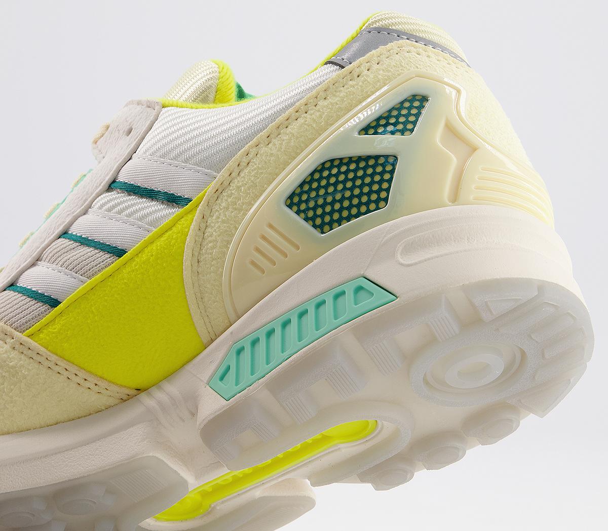 adidas gazelle silver green womens adidas ZX 8000 Frozen Lemonade EL Infants GZ7531 main image 1