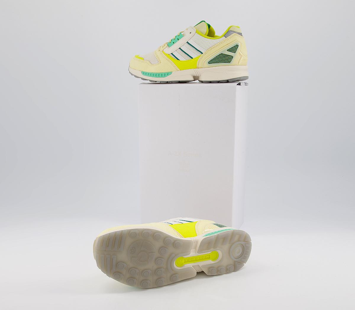 adidas Zx8000 Trainers Frozen Lemonade White Lemonade - adidas ZX