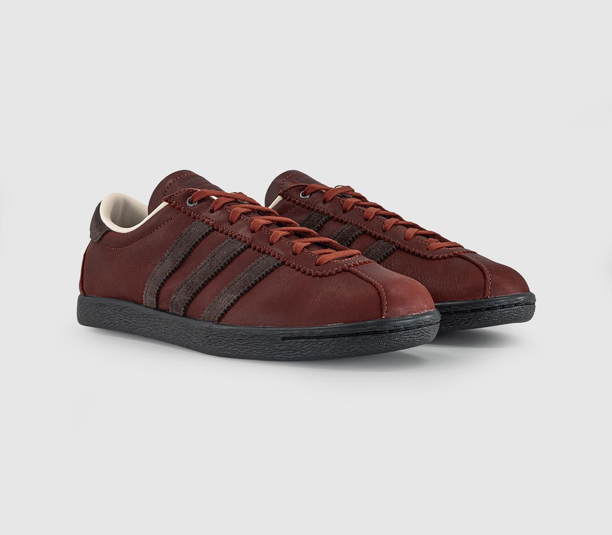 adidasTobacco Trainers Burnt Sienna Dark Brown Core Black