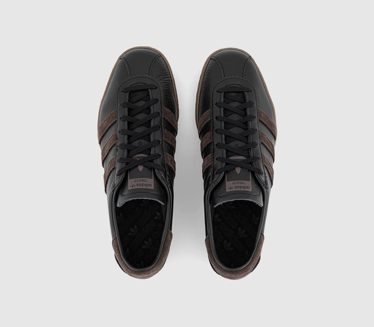 adidas Tobacco Trainers Core Black Dark Brown Gum - Men's Trainers