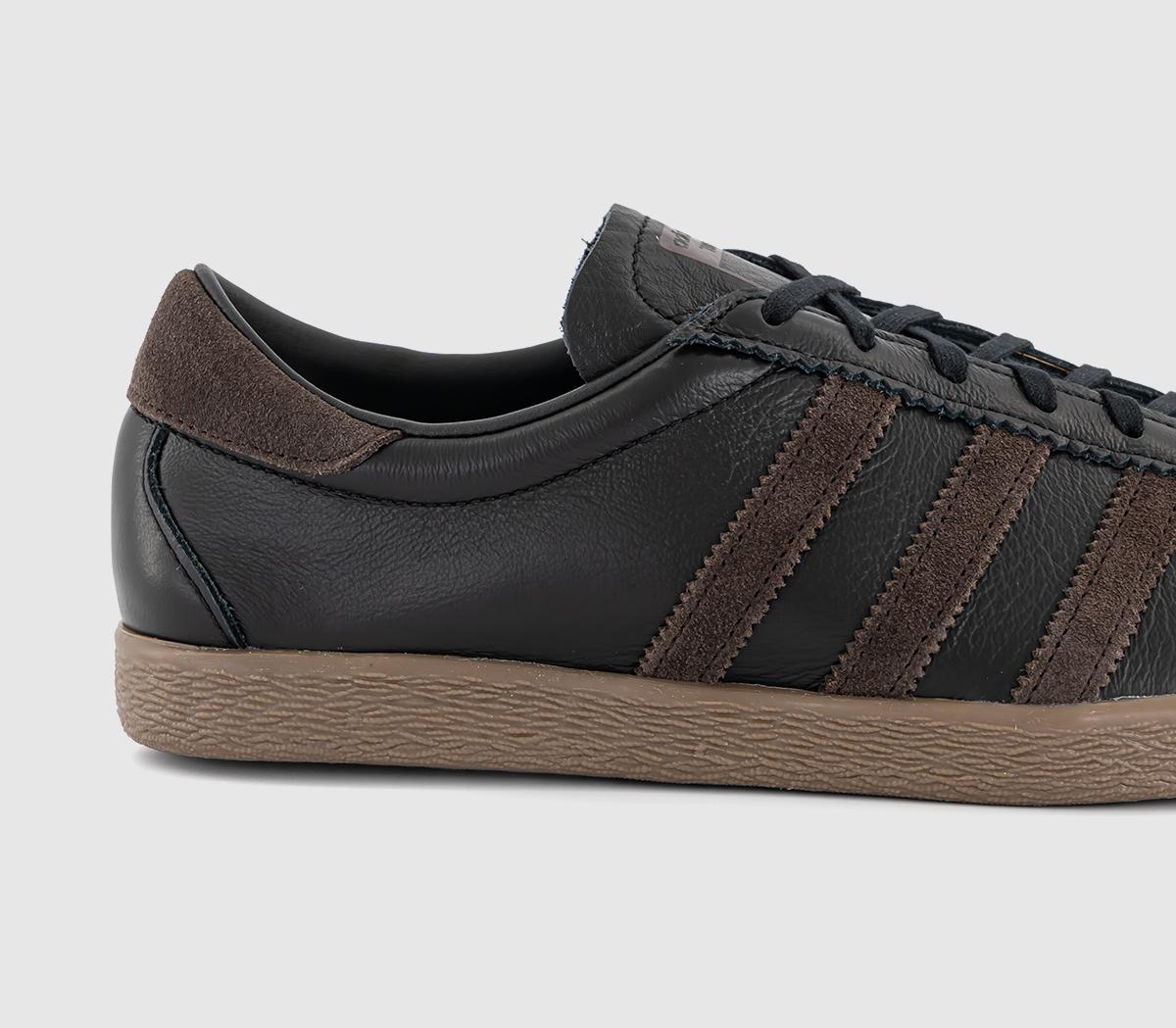 adidas Tobacco Trainers Core Black Dark Brown Gum - Men's Trainers
