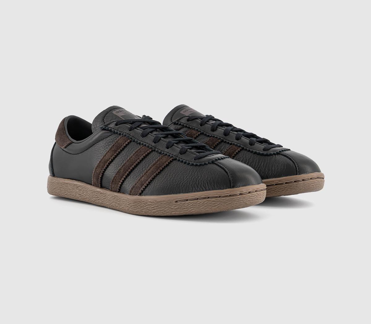adidas Tobacco Trainers Core Black Dark Brown Gum - Men's Trainers
