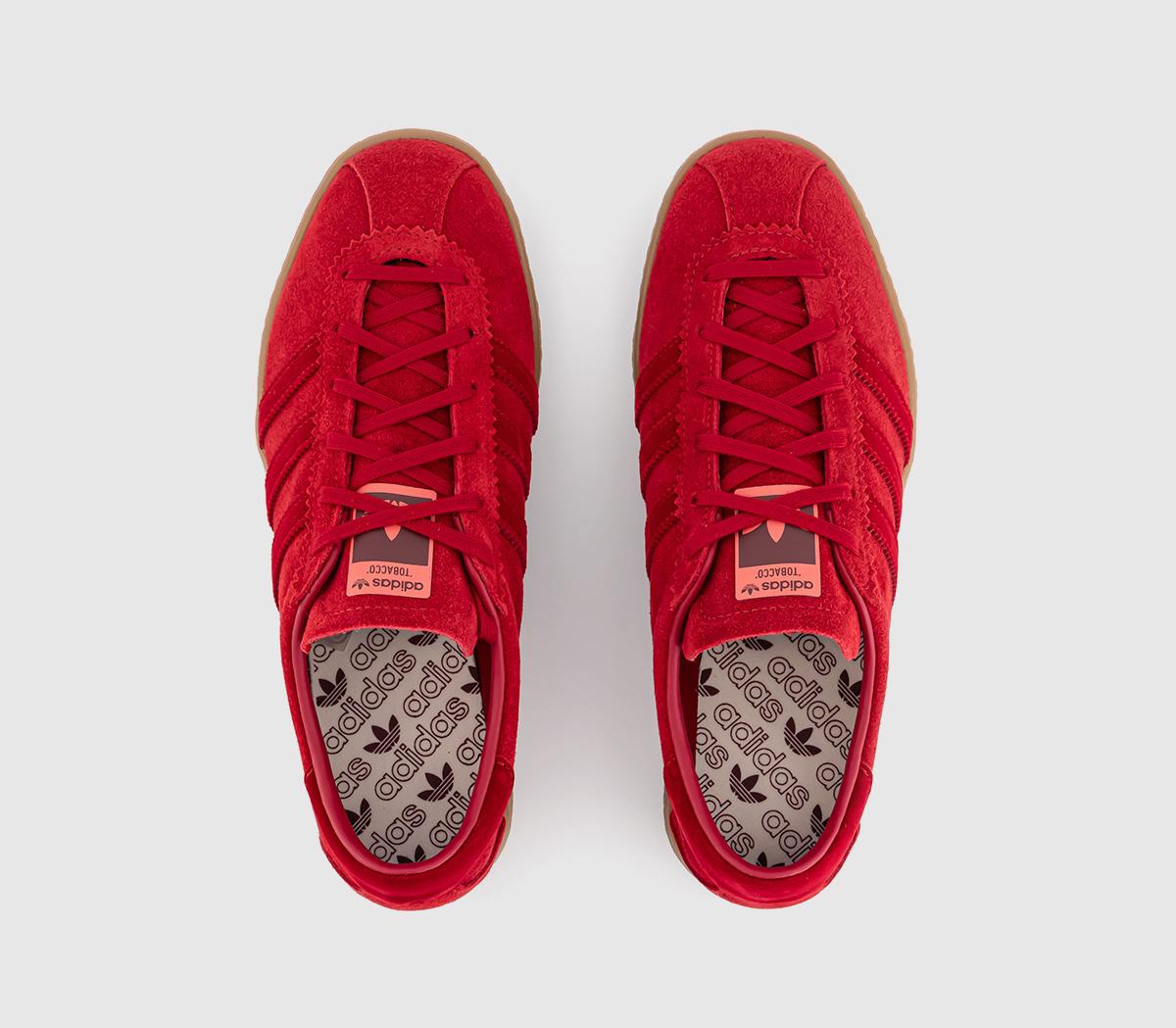 adidasTobacco TrainersTeam Victory Red