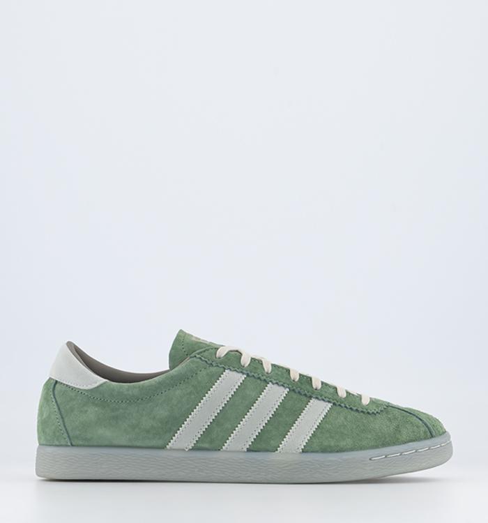 adidas Tobacco Trainers Silver Green