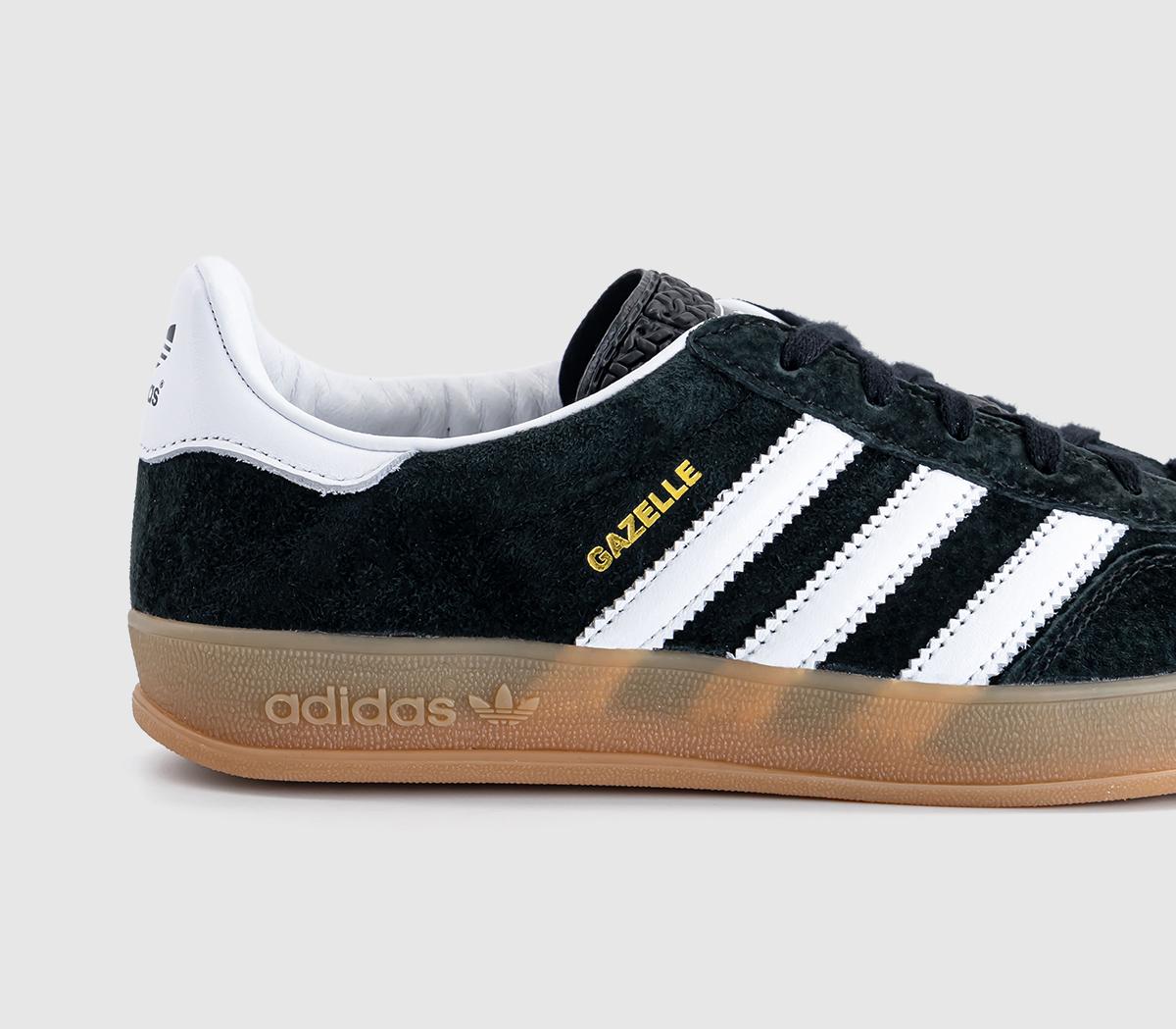 adidas Gazelle Indoor Trainers adidas Gazelle Indoor Trainers Black White