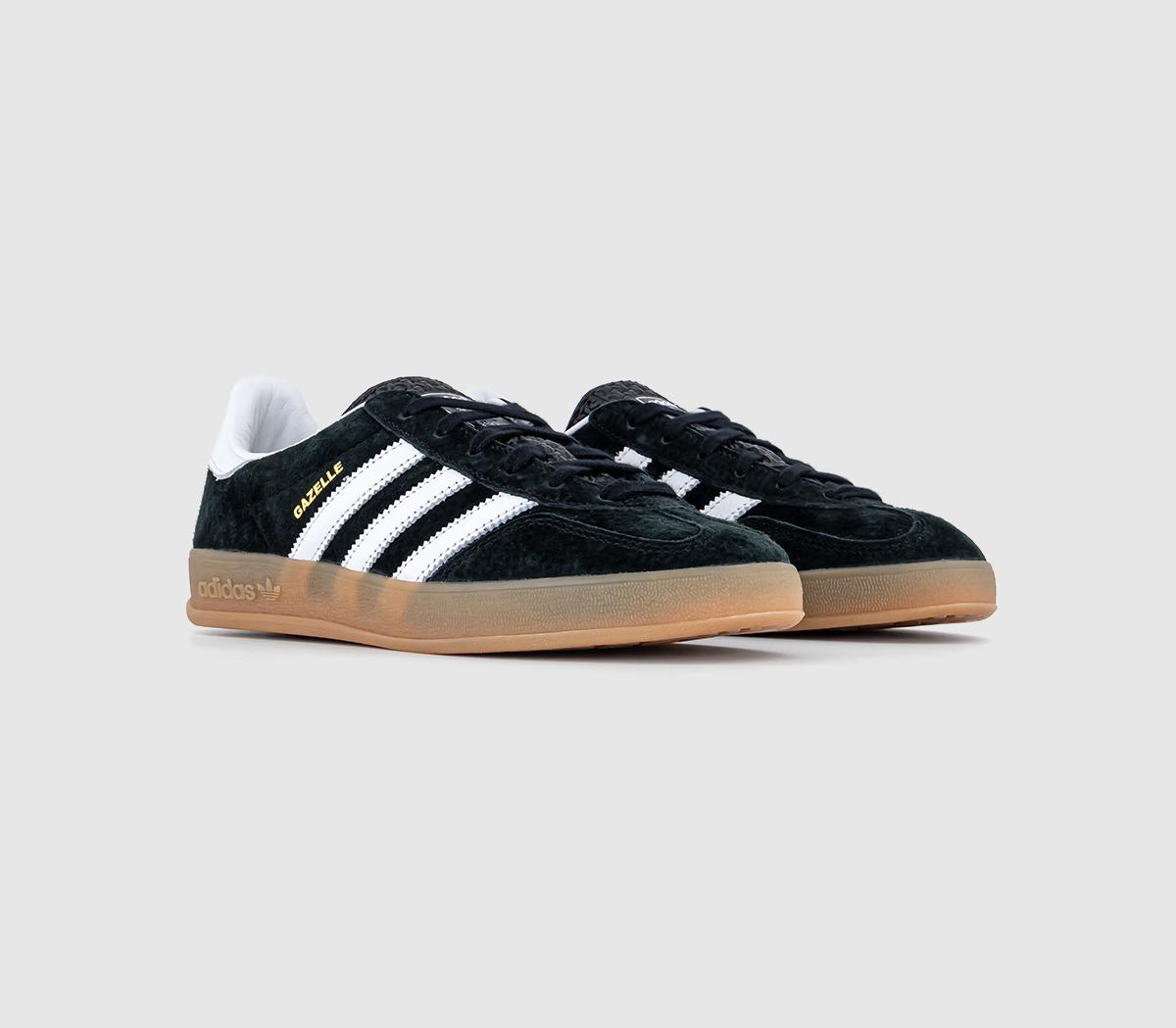 adidasGazelle Indoor Trainers Black White