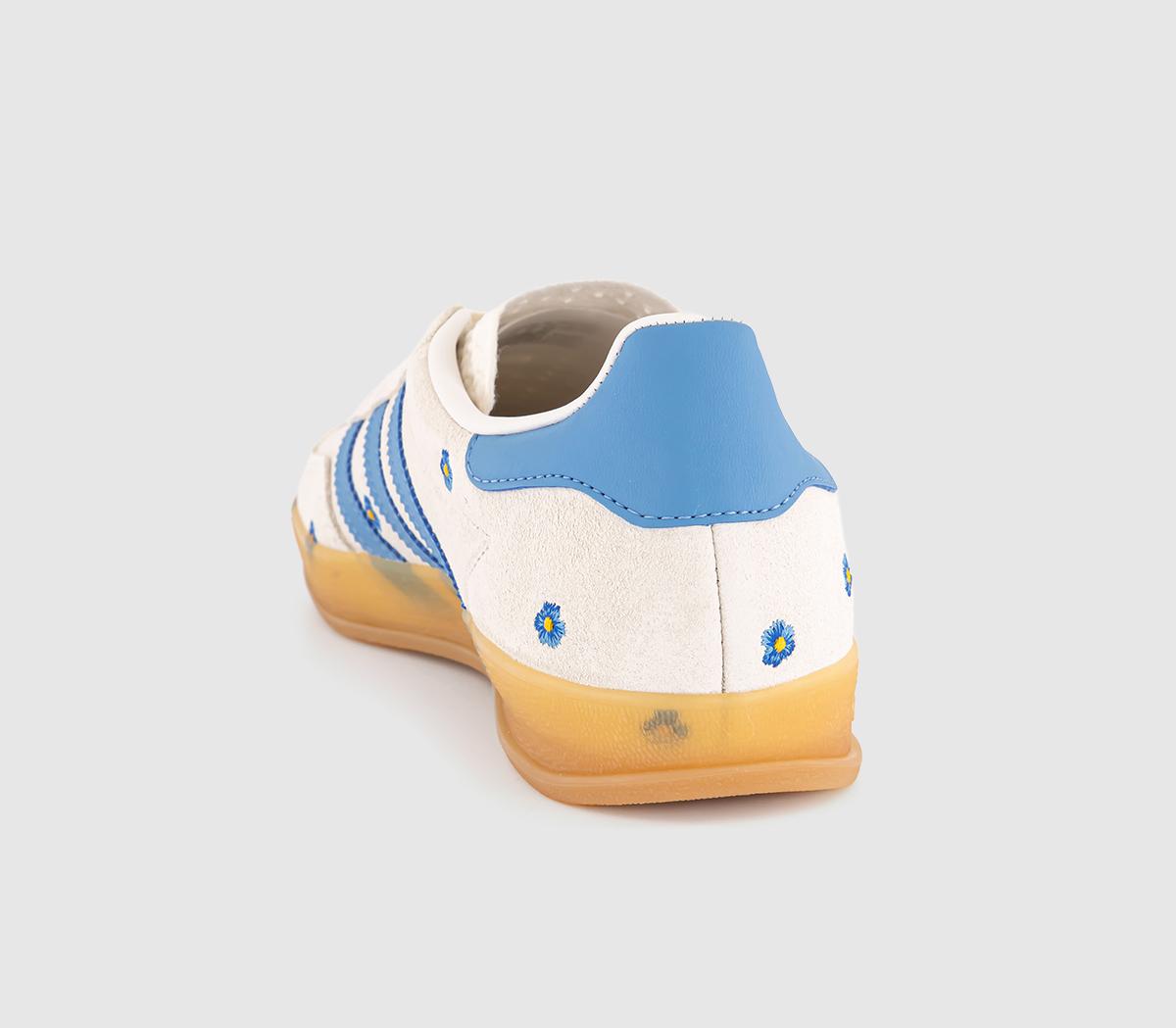 adidasGazelle Indoor TrainersCloud White Light Blue Gum