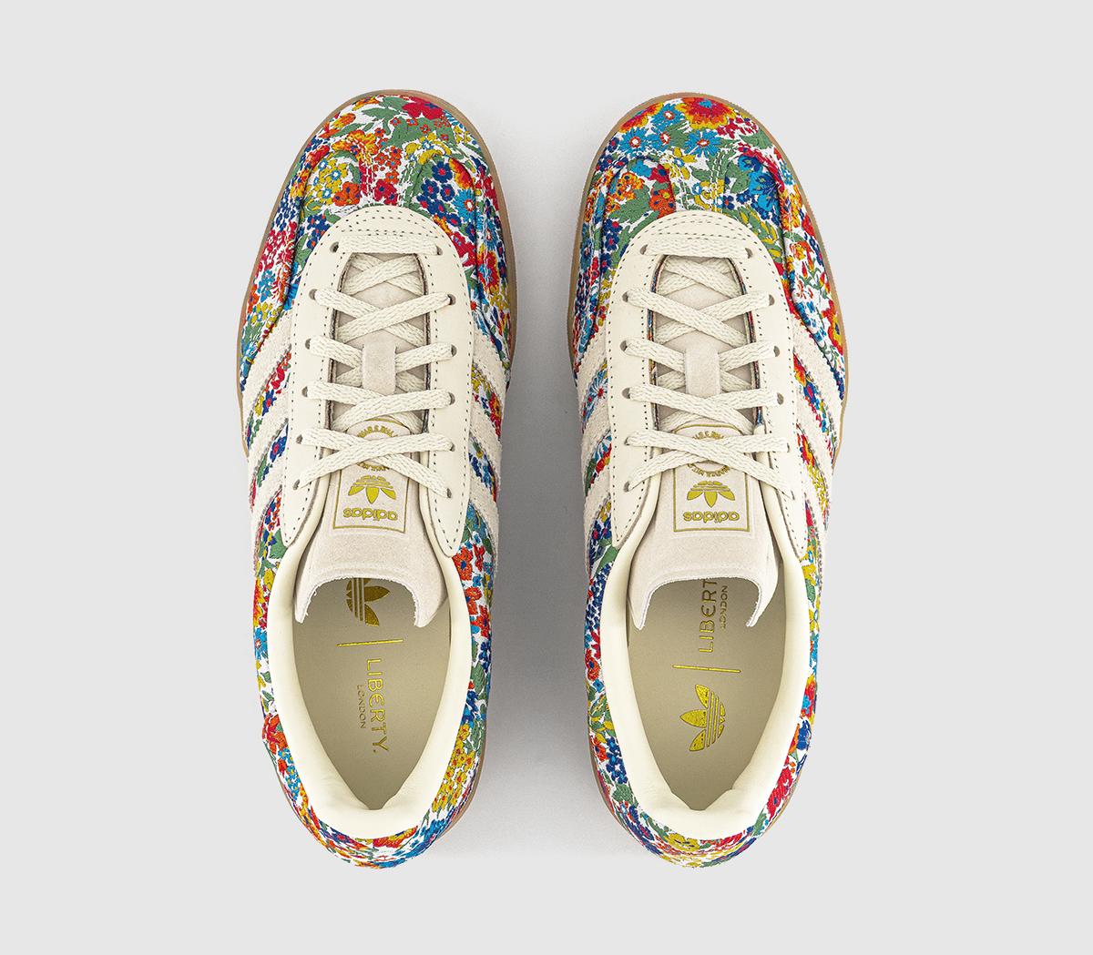 adidas adidas x Liberty London Gazelle Indoor Trainers adidas adidas x Liberty London Gazelle Indoor Trainers Flower Offwhite Gum